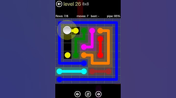 Flow Free 8x8 Mania Pack Level 26 Walkthrough