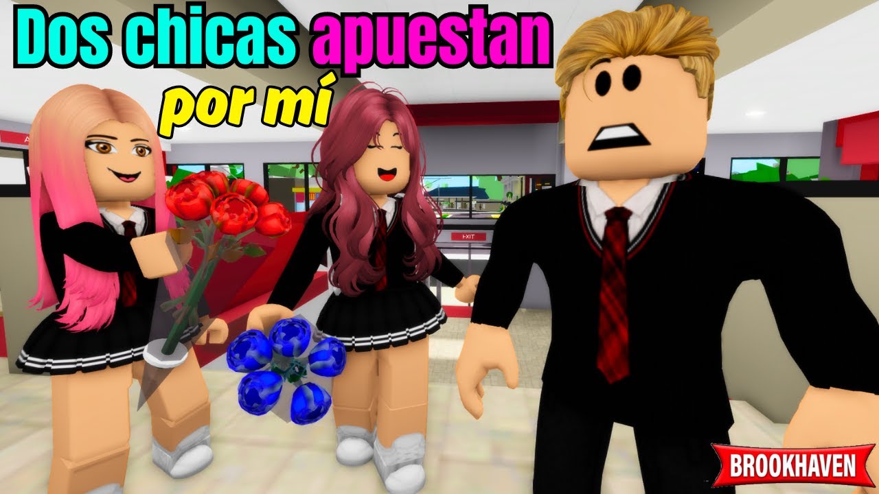 DOS CHICAS APUESTAN POR MI | Roblox Brookhaven rp | Mini Pelicula - Historia de Roblox