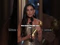 Demi Moore triunfa en los Golden Globes con su emotivo discurso y gana Mejor Actriz de Comedia 🎬