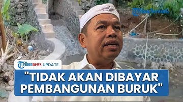 Dedi Mulyadi Geram Proyek Irigasi Rp 1,8 M Digarap Asal-asalan, Langsung Telepon Bupati Purwakarta