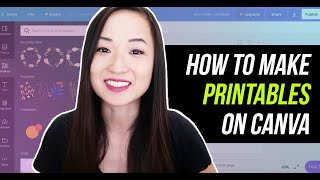 How to Make Printables on Canva for Etsy | How to Make Passive Income on Etsy