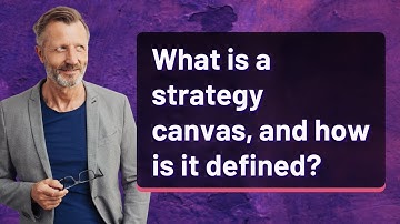 What is a strategy canvas, and how is it defined?