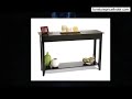 Convenience Concepts 7103081 BL American Heritage Console Table with Drawer and Shelf Black Convenience Concepts 7103081 BL American Heritage Console Table with Drawer and Shelf Black