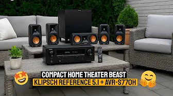 Klipsch Reference Theater Pack 5.1 + AVR-S770H Review | Compact Home Theater Powerhouse