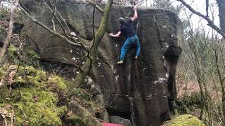 Spare rib / Brutal arete - Stanton moor, 7B