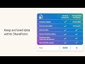 Stay focused on your most relevant data with Microsoft 365 Archive