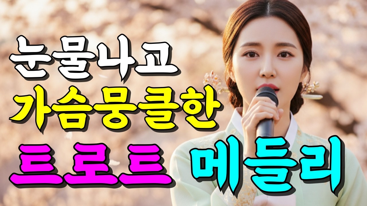 들으면 눈물 나는 중년 감성 트로트 메들리 I 눈물과 위로의 노래 베스트 모음