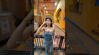 Probando tequila de 55% de alcohol en México????