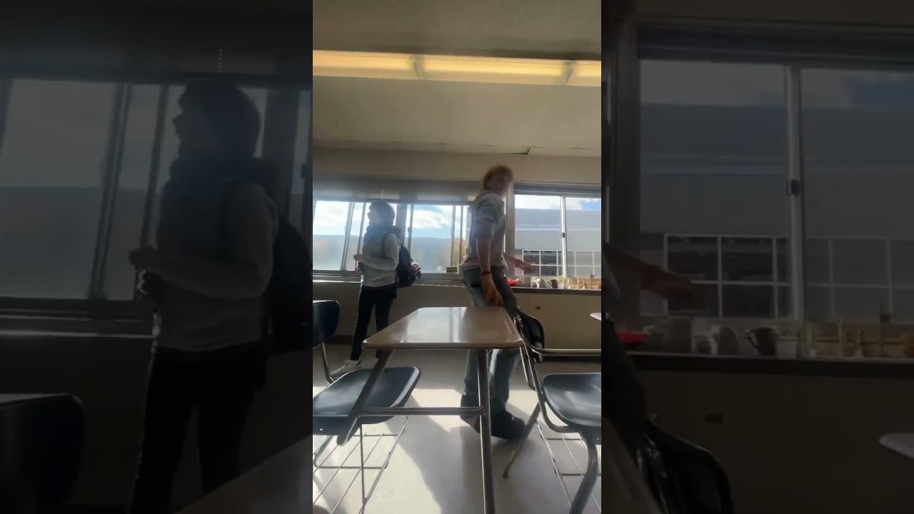 Kid jumps out classroom window