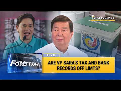 Will VP Sara Duterte's financial records be opened? Franklin Drilon breaks it down