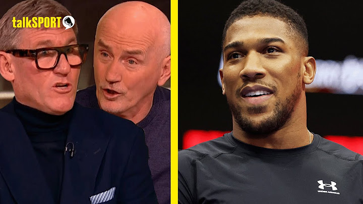 "Anthony Joshua Has Earned £200m Why Would He Want That Fight?" Simon Jordan & Barry McGuigan DEBATE