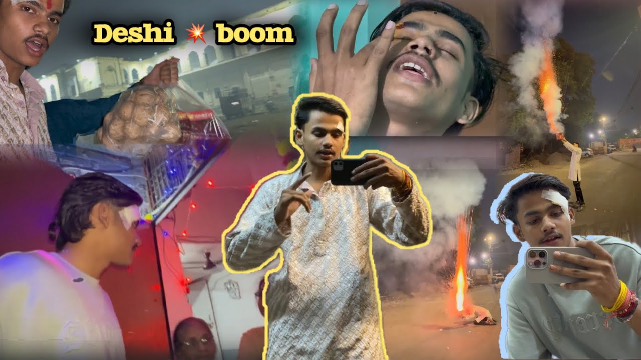 Diwali per huva kaand lag gai chot ️🩹🤕HAPPY DIWALI 🪔 || KRISHNA MISHRA ...
