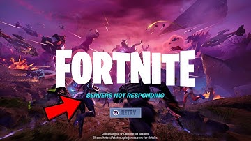How To Fix Fortnite Servers Down Not Responding! (Fortnite Chapter 7 Downtime)