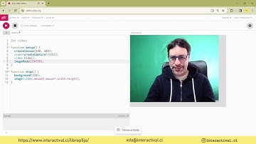 Código creativo con p5.js - clase 16 - Captura de Video