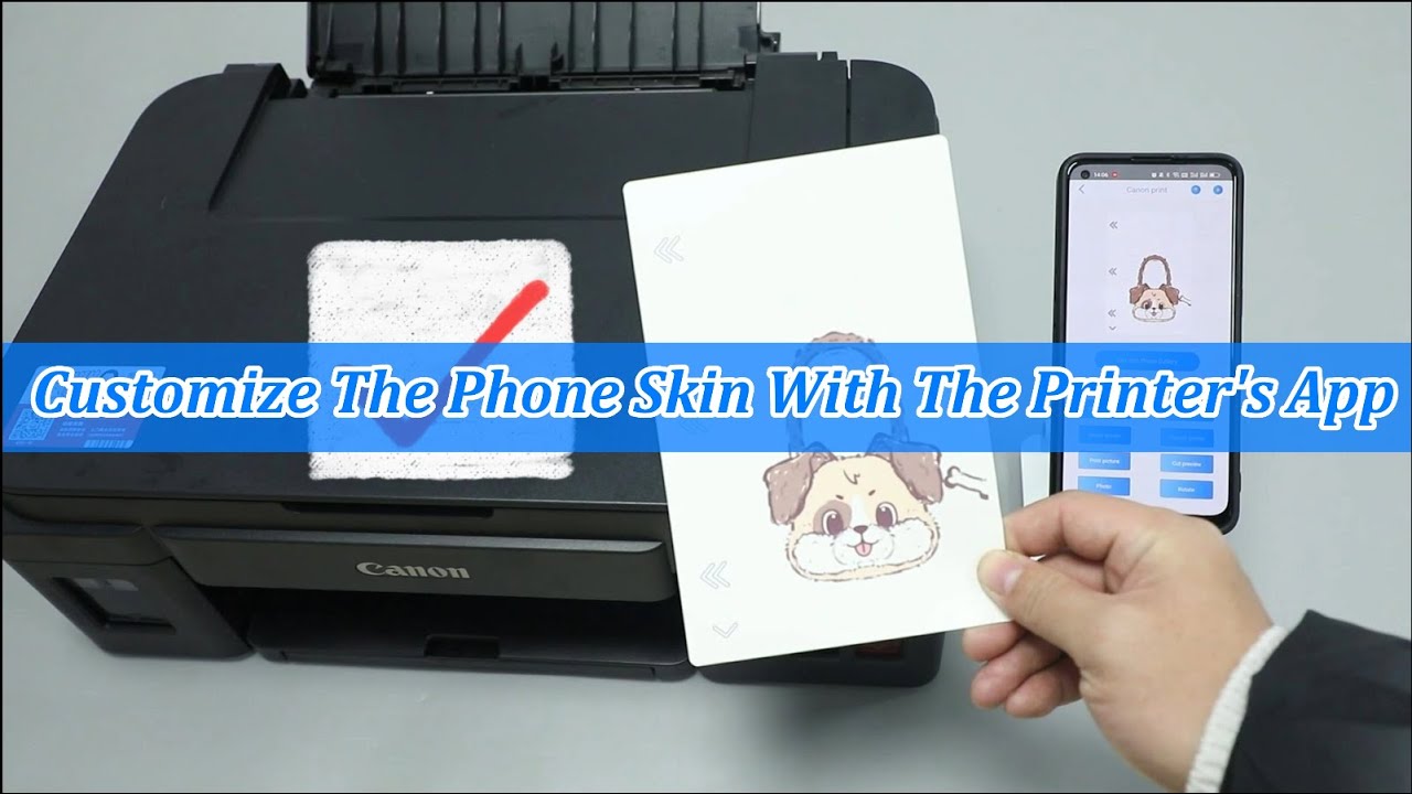 How to customize the pattern for blank skin with Canon printer's App丨 ...