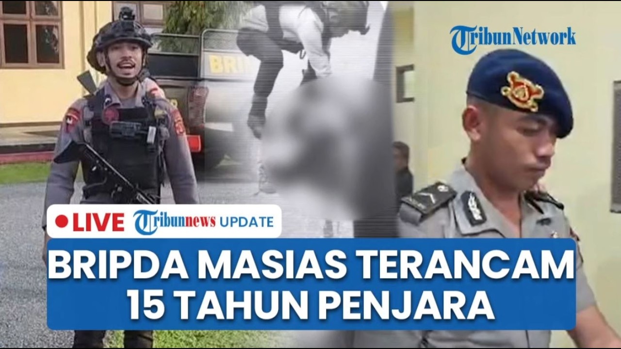 🔴LIVE: Bripda Masias Kini Hadapi Proses Pidana Umum seusai Dipecat, Dijerat Pasal Berlapis