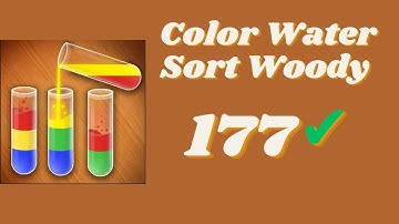 Color Water Sort Woody Puzzle Level 177
