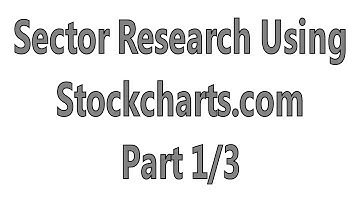 Mentorship: Using Stockcharts.com To Find Momentum Ideas Pt1