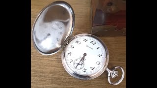 Reloj bolsillo vintage pocket watch &quot;GENEVA&quot; &quot;EVACO&quot; unitas hunter case cuerda manual