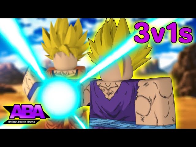 3v1s with Namek Goku (Drip Gang on Top) in ABA 