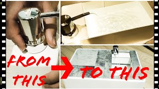 how to make a bathtub for dolls with running water!! ~working miniture jacuzzi~ for barbie