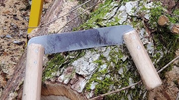 Making a drawknife from a saw blade