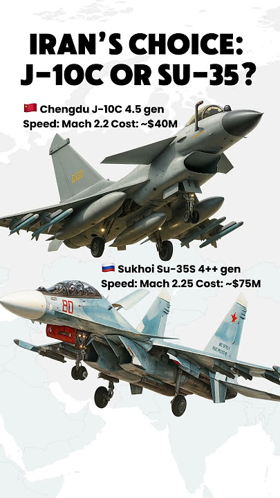 Iran’s Dilemma: J-10C vs Su-35 – Which Jet Will They Choose?