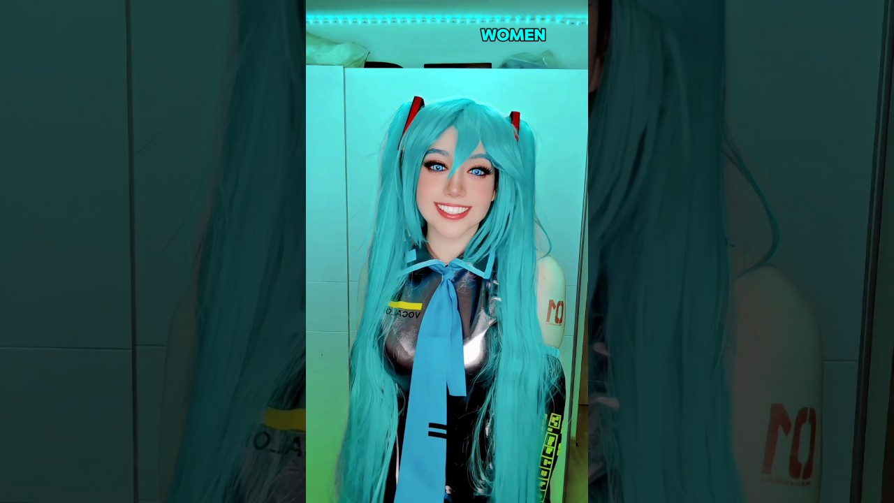 Women 🩵 Men 🚫 LEEK ✅ | Hatsune Miku #cosplay I Vocaloid