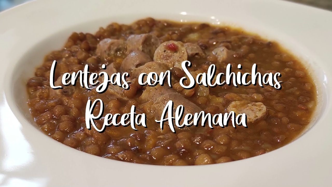 LENTEJAS con SALCHICHAS a la alemana - Recetas OLLA GM H DELUXE