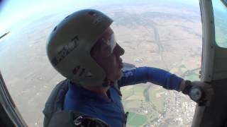 Learning to skydive, static line jumps 1-13