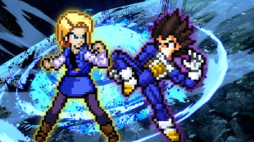 Android C 18(New) VS Vegita V2 in Jump Force Mugen