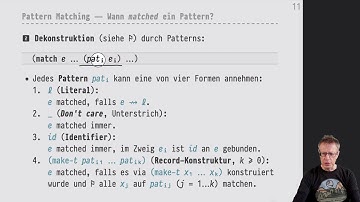Informatik 1 — Chapter #05 — Video #022 — Pattern Matching, Fehlerbehandlung: check-error, violation