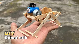 Diy Membuat Mainan Kreatif Robot Stik Dari Dinmo Bekas
