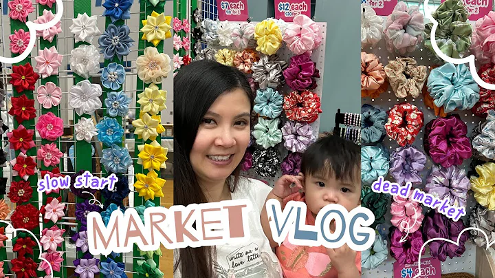 Craft Fair Pop up Market Vlog | Slow Start | Dead Markets