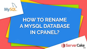 How to rename a MySQL database in cPanel - ServerCake India