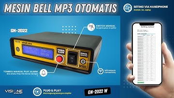 Mesin BeLL Otomatis Mp3 Wifi - Bel Sekolah Otomatis - Bel Kantor - Bel Pabrik - Seting Handphone