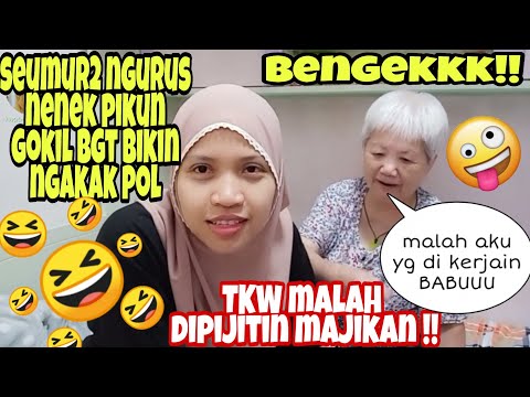 NGERJAIN NENEK‼️ GOKIL RUTINITAS MALAM TKW DAN MAJIKAN,,AKU TURU BARENG YO MBAHHHH,,