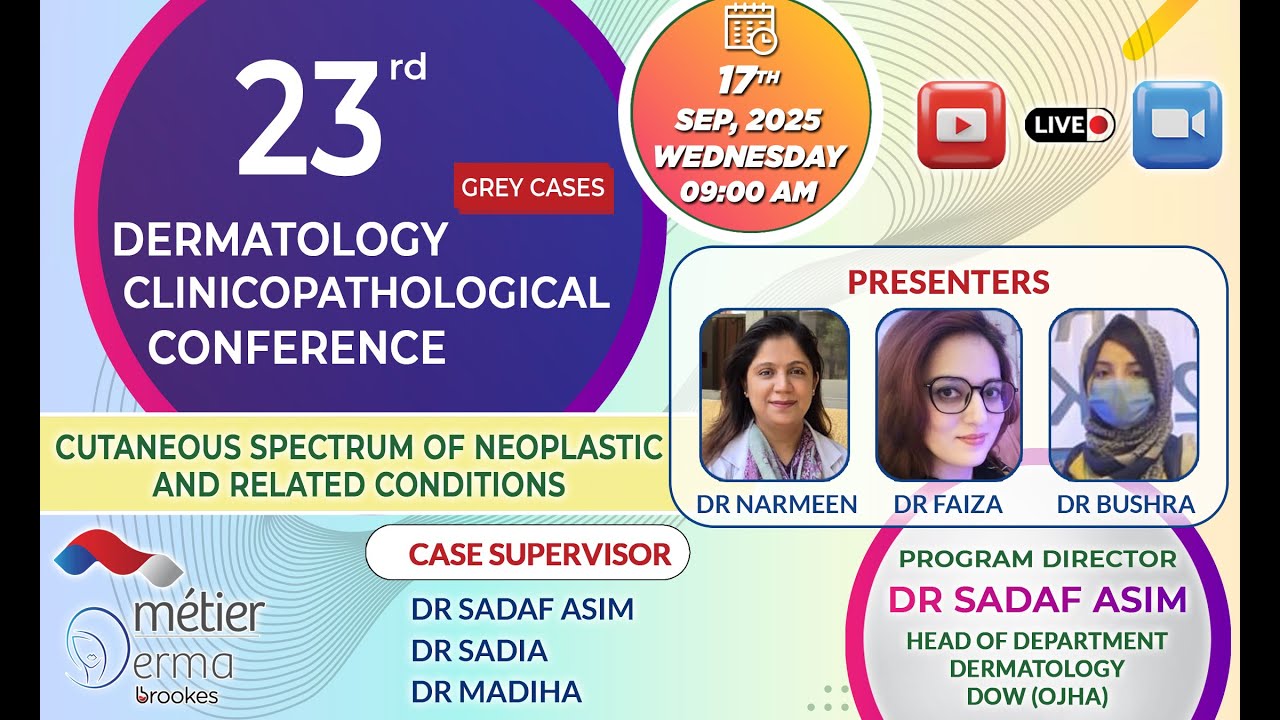 23rd DERMATOLOGY CLINICOPATHOLOGICAL CONFERENCE GREY CASES (DUHS)