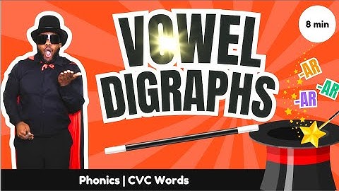 Digraphs | Phonics Song for Children | Two Vowels | Vowel Diagraphs | ai, ay, ea, ee, ie, +