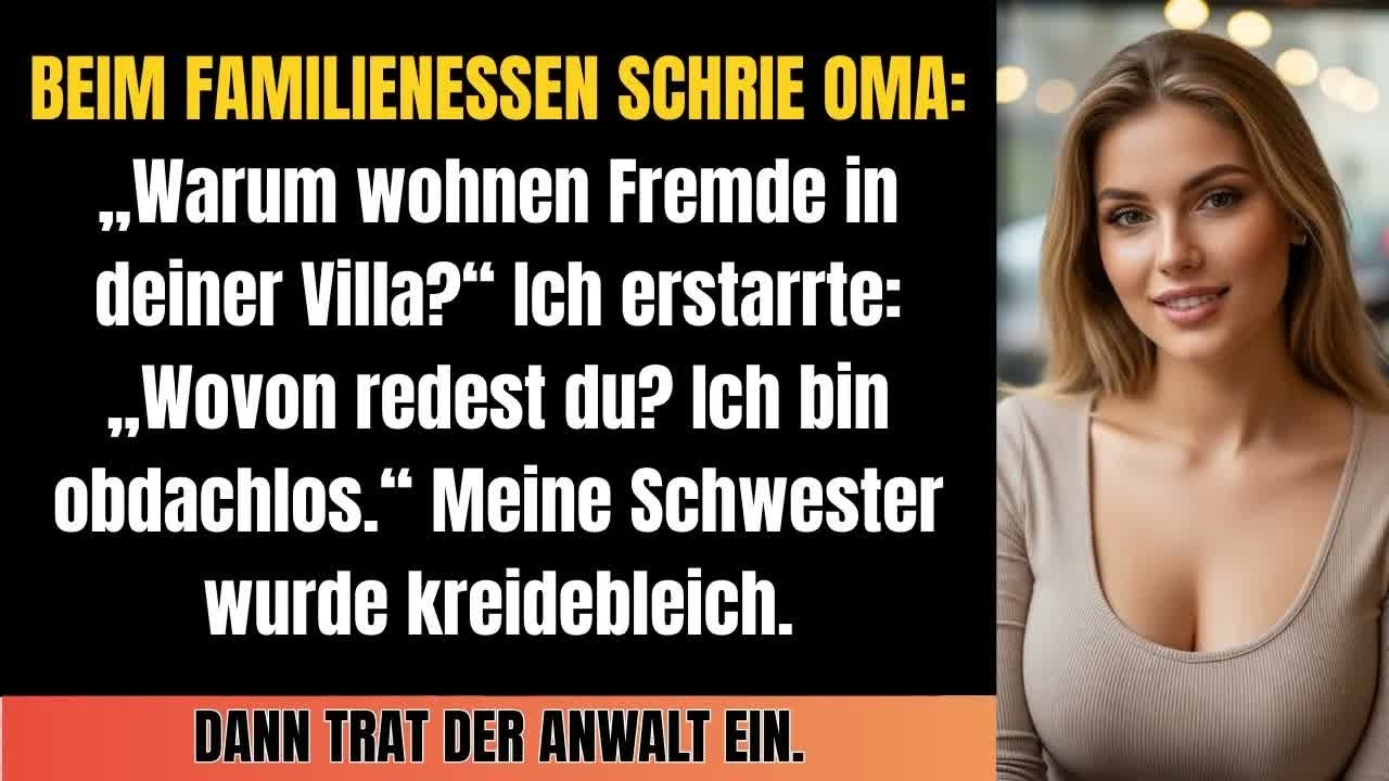 An Weihnachten schrie mich Oma an： „Wo ist dein Haus？“ – Doch ich war obdachlos