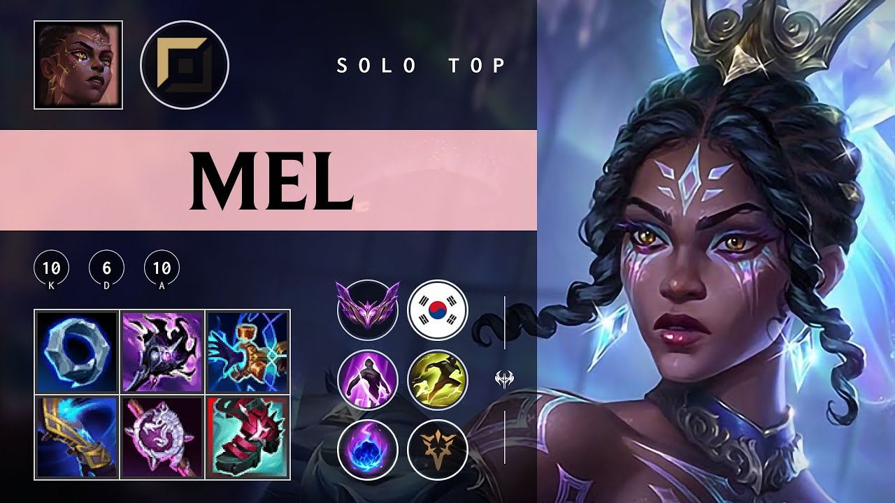 Mel Top vs Anivia - KR Master Patch 25.24