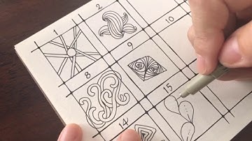 ゼンタングル・プロジェクトパック10【3日目】　Project pack 10 Day 3