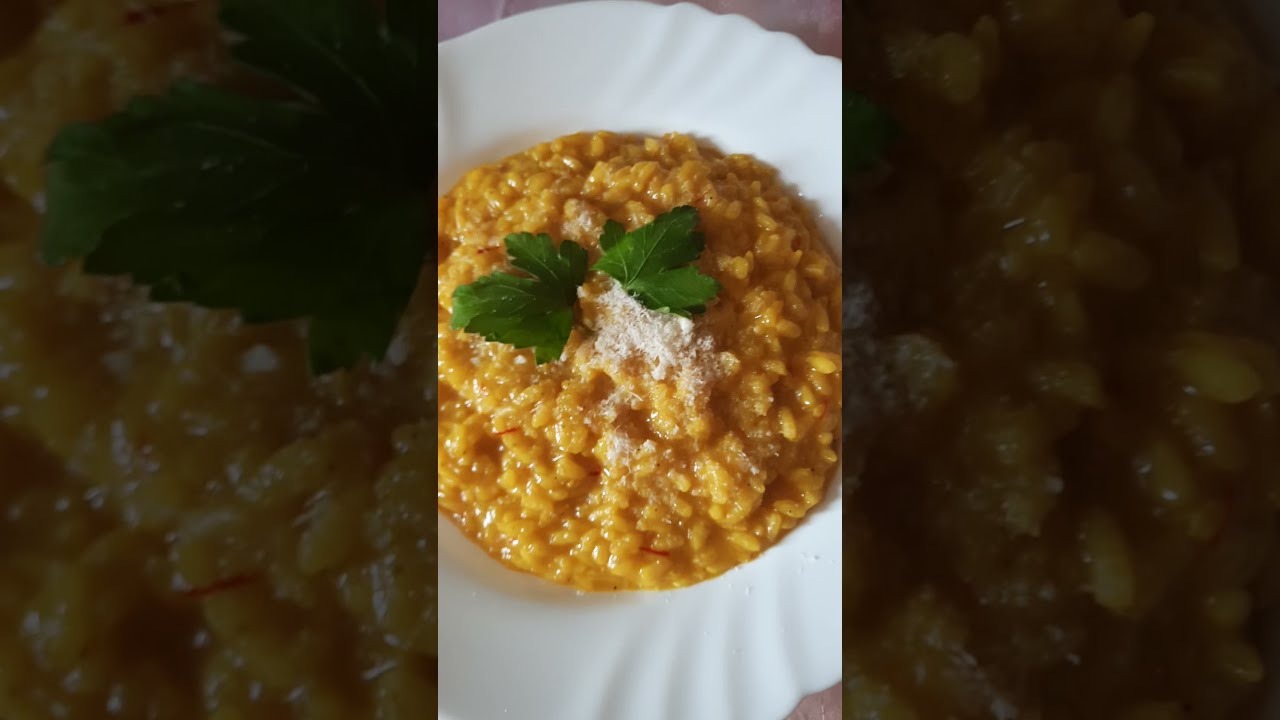 #ريزوتو بالزعفران على الطريقة الايطالية لذيذ وسهل التحضير