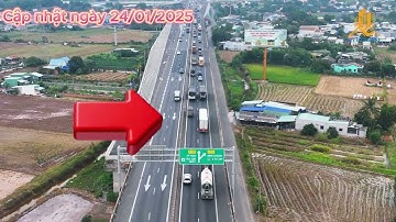 Hướng dẫn thông xe "Tạm"  Vào Cao Tốc Bến Lức - Long Thành  ra QL1A ngày 24/01/2025