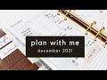 Plan with Me - December 2021 // How I set up my month for personal events, shop releases and content