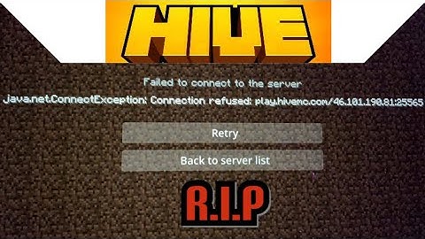 R.I.P MINECRAFT JAVA HIVE!!
