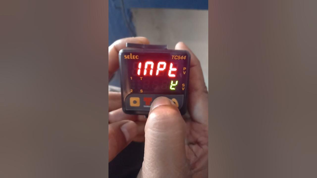 select ka temperature controller TC544 programming kaise karen YouTube