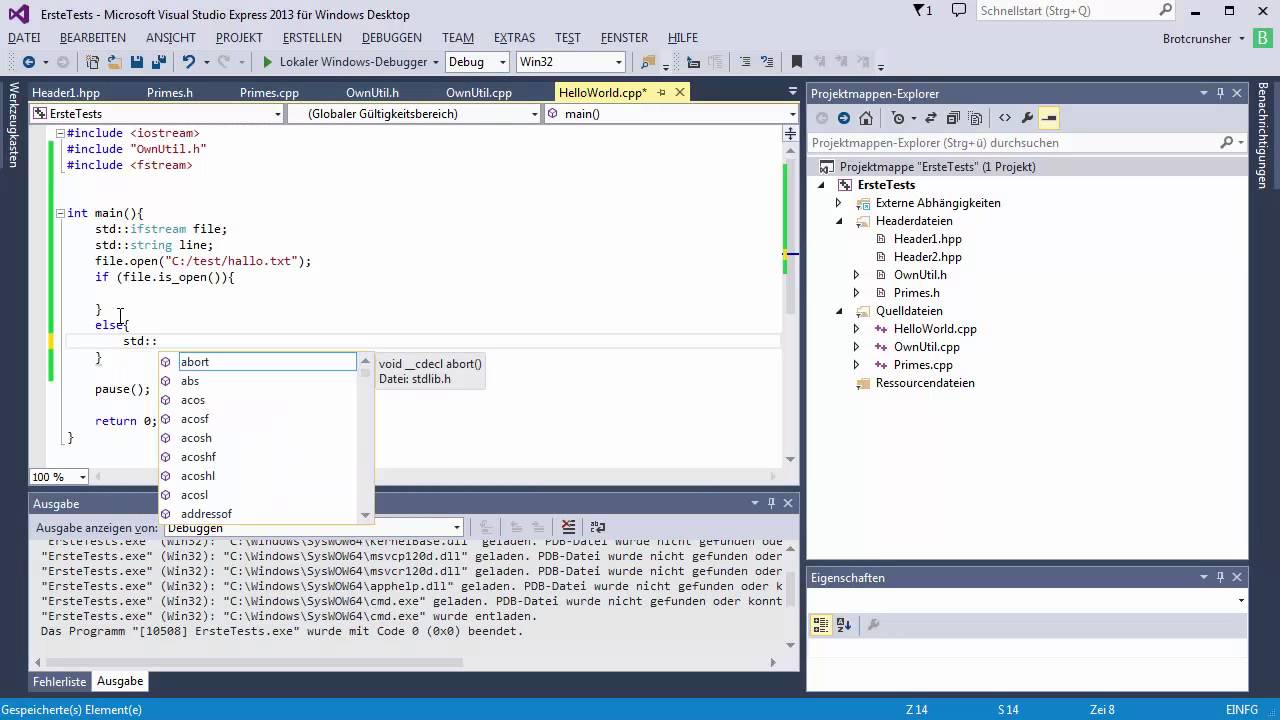 C++ Tutorial [063] - Aus Datei lesen GERMAN - YouTube
