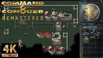 Command & Conquer Remastered | GDI 7 A - Destroy The Airstrip | PC 4K