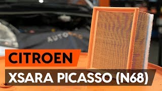 Como substituir Filtro de Ar CITROËN XSARA PICASSO (N68) - vídeo guia